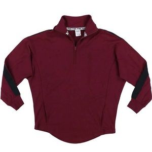 VS pink 1/4 zip pullover hoodie